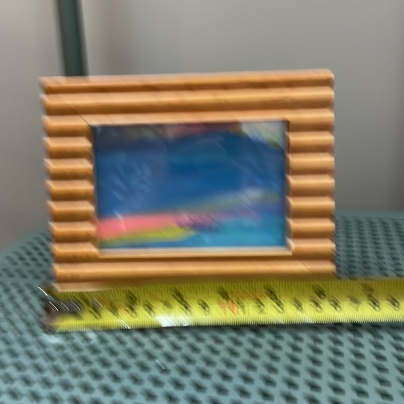 “Incoming Color” Framed Sustainable Abstract handpainted art - Picture 8 of 8